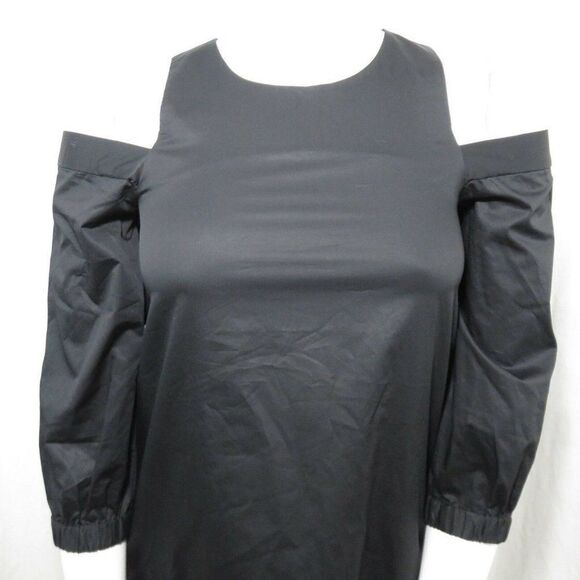 NEW TIBI NEW YORK 4 STRUCTURED CREPE CUT OUT RUFFL - Picture 3 of 8